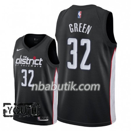 NBA Børn Trøje Washington Wizards Jeff Green 32 2018-19 Nike City Edition Sort Swingman NBA Børn Trøje Washington Wizards Jeff Green 32 2018-19 Nike City Edition Sort Swingman